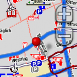 Screenshot OSM-Karte auf Garmin Dakota 20
